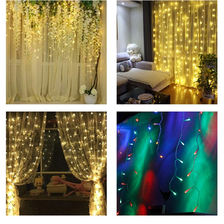 Magical Christmas LED Curtain Lights – Indoor & Outdoor Holiday Decoration