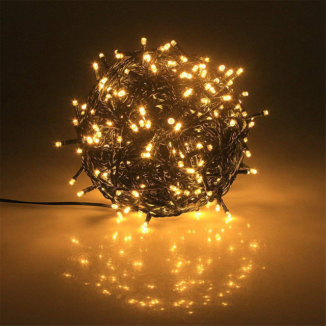Dark Green Line LED Low Voltage String Lights Fairy Lights